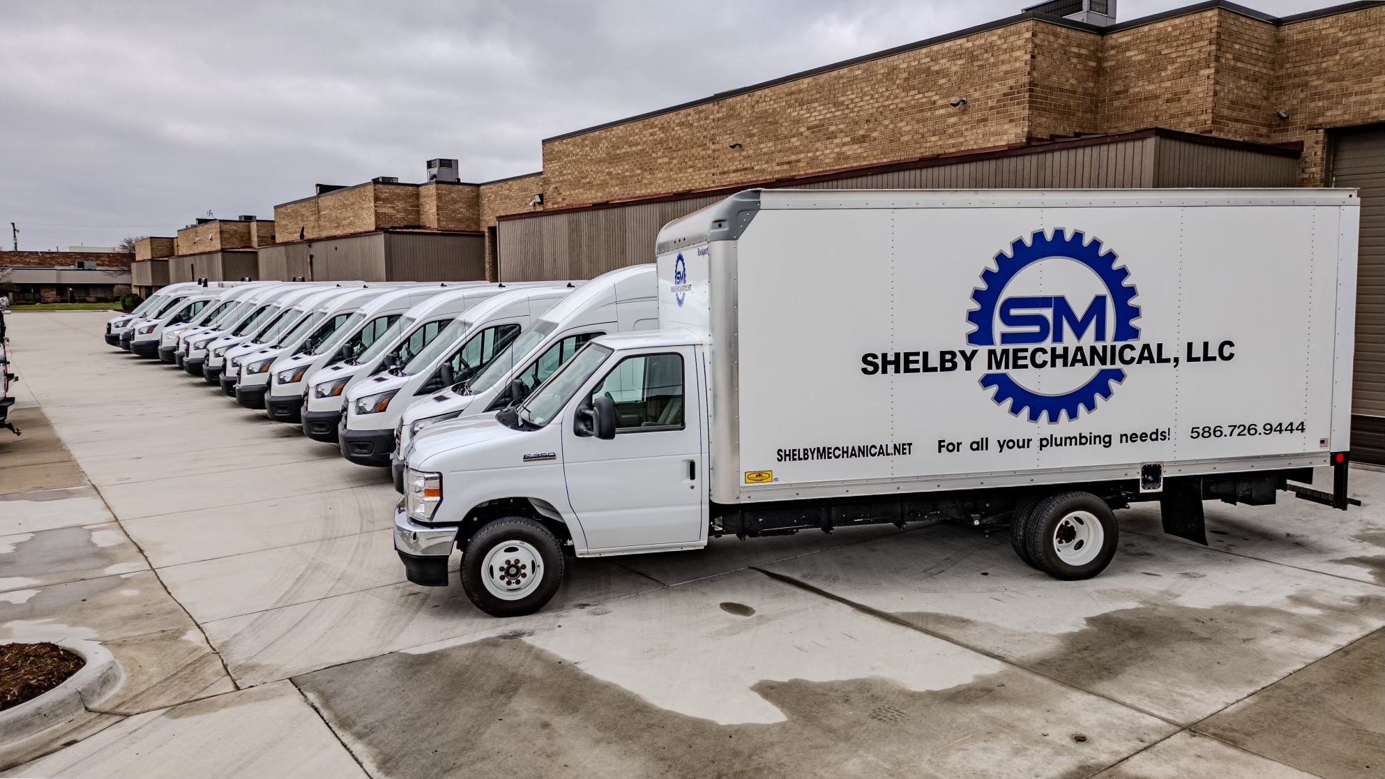 Line of Trucks Plumbing advice by Shelby Mechanical, LLC in Sterling Heights, MI.